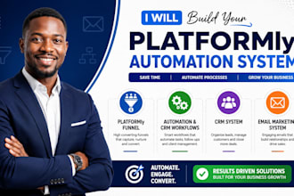 build platformly funnel automation CRM workflows email marketing system