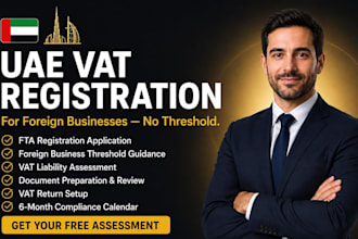 handle uae vat registration for foreign businesses with no threshold