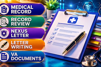 professionally review and summarize medical records and personal documents