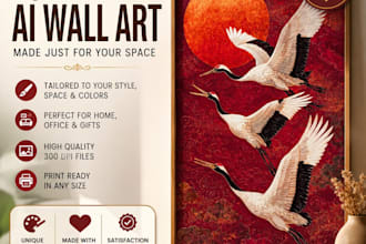 create customized ai wall art for your space