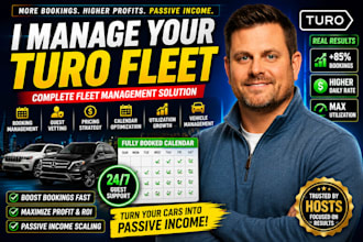 manage your turo fleet, car rental VA and optimize bookings, pricing for growth