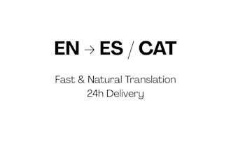 translate english to spanish or catalan manually