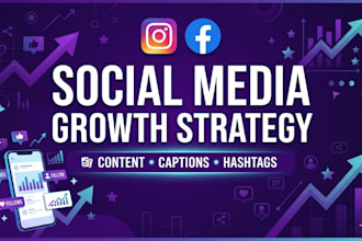 create a professional social media marketing strategy to grow your business