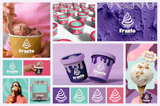 create a modern logo, brand identity and complete branding kit