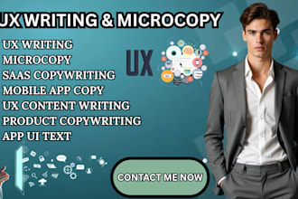 write UX content for saas platforms and mobile applications