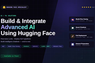 build and integrate advanced ai solutions using hugging face