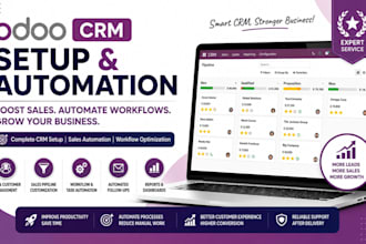 odoo crm setup sales automation workflow customization business management