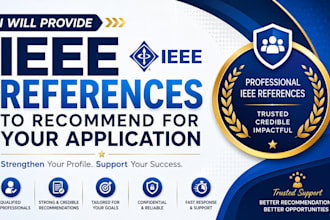 provide ieee references to recommend for your application