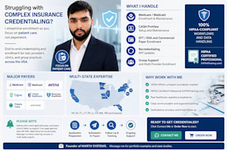 handle medical provider credentialing, enrollment, pecos, npi and caqh