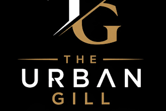 design luxury clothing brand logo with tshirt and bag mockups