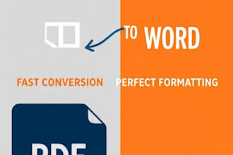 do fast typing data entry ms word and PDF conversion