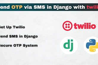 build SMS API, otp and 2fa system with twilio, tunisiesms, smpp or whatsapp