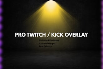 design professional twitch overlays