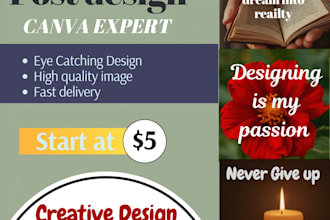 create a professional looking designs for you