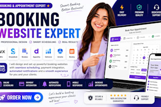 design wix simplybook bookeo appointy setmore amelia bookly booking website