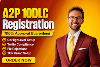 do gohighlevel a2p 10dlc registration, twilio a2p and tcr SMS compliance