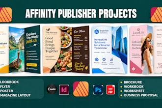 format, design any file in affinity publisher, designer or photo, ai non ai book