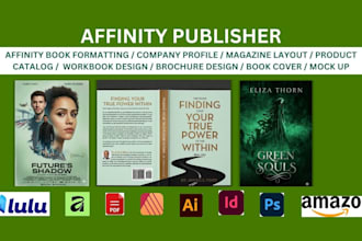 design affinity publisher projects, affinity magazine, affinity company profile