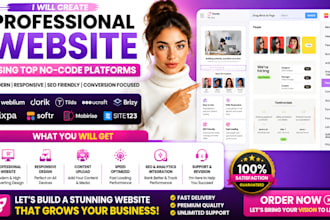 create professional weblium dorik tilda ucraft brizy pixpa softr mobirise site