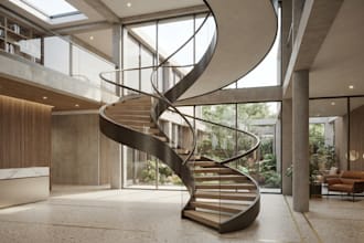 design staircase and architectural details in professional 3d models