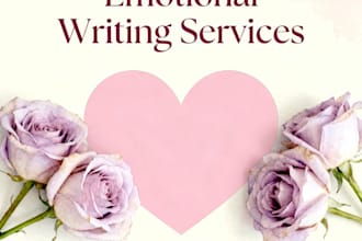 write heartfelt letters and wedding vows