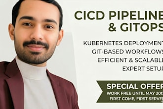 set up cicd pipeline with kubernetes and gitops