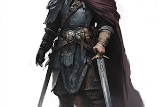 fantasy dnd character illustration