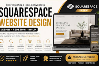 squarespace design, redesign squarespace, build squarespace website