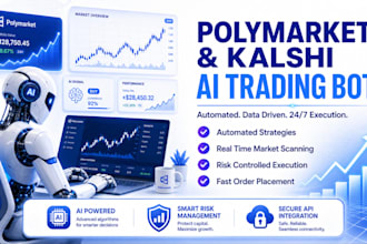develop a high frequency ai trading bot for polymarket and kalshi