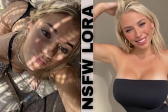 ai influencer ai model comfyui lora training sfw nsfw ai for instagram fanvue