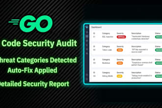 audit your go code for security issues and backdoors
