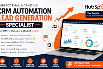 hubspot email marketing crm automation lead generation specialist