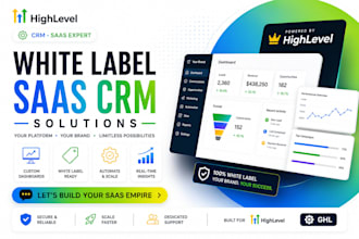 build gohighlevel agency, gohighlevel expert, ghl saas, ghl crm