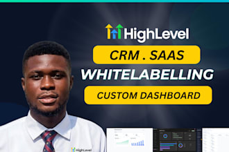 setup gohighlevel saas, whitelabel ghl CRM dashboard