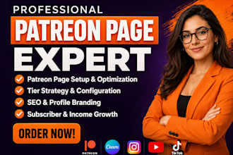 create and optimize your patreon page for maximum growth and monthly income