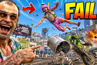 professional gta 5 gaming youtube thumbnails