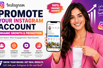 do instagram promotion for organic growth and instagram marketing