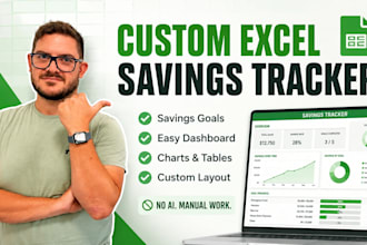 create your excel savings tracker to reach your goal