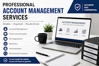 manage accounting and administrative tasks professionally