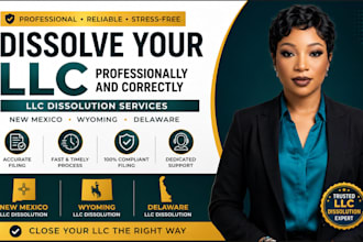 dissolve llc in new mexico wyoming delaware and file llc dissolution close ein