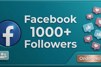 get you 20,000 facebook USA followers high quality service