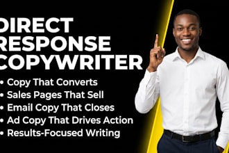 write direct response copy that converts  browsers into buyers