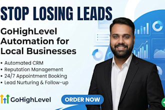 build gohighlevel automation for roofing and local service businesses