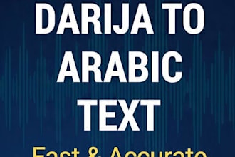 accurate moroccan darija audio to text transcription
