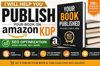 help you publish your book on amazon KDP with SEO optimization