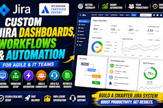 create custom jira dashboards workflows and automation for agile and IT teams