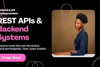 build a rest API or backend system with nodejs nestjs and postgresql