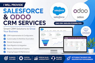 develop salesforce odoo CRM apps modules