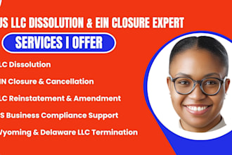 dissolve llc, close ein, terminate US llc, llc dissolution, wyoming delaware llc