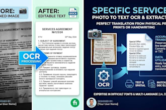 extract text from scanned images or pdfs